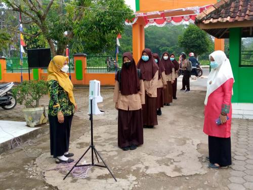 MTsN 1 Musi Banyuasin Perdana Lakukan Pembelajaran Tatap Muka